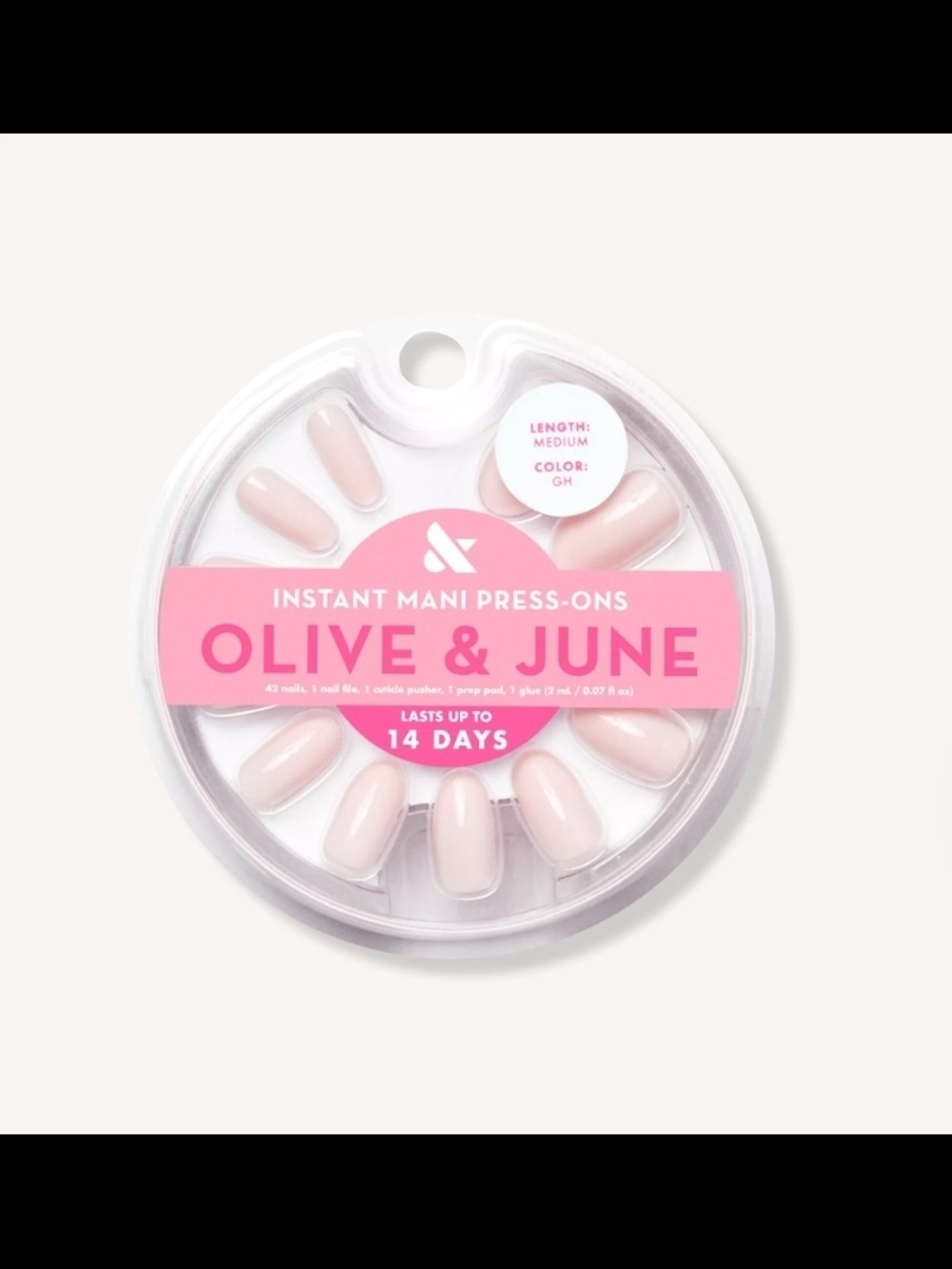 Instant Mani Press-Ons — Soft Pink